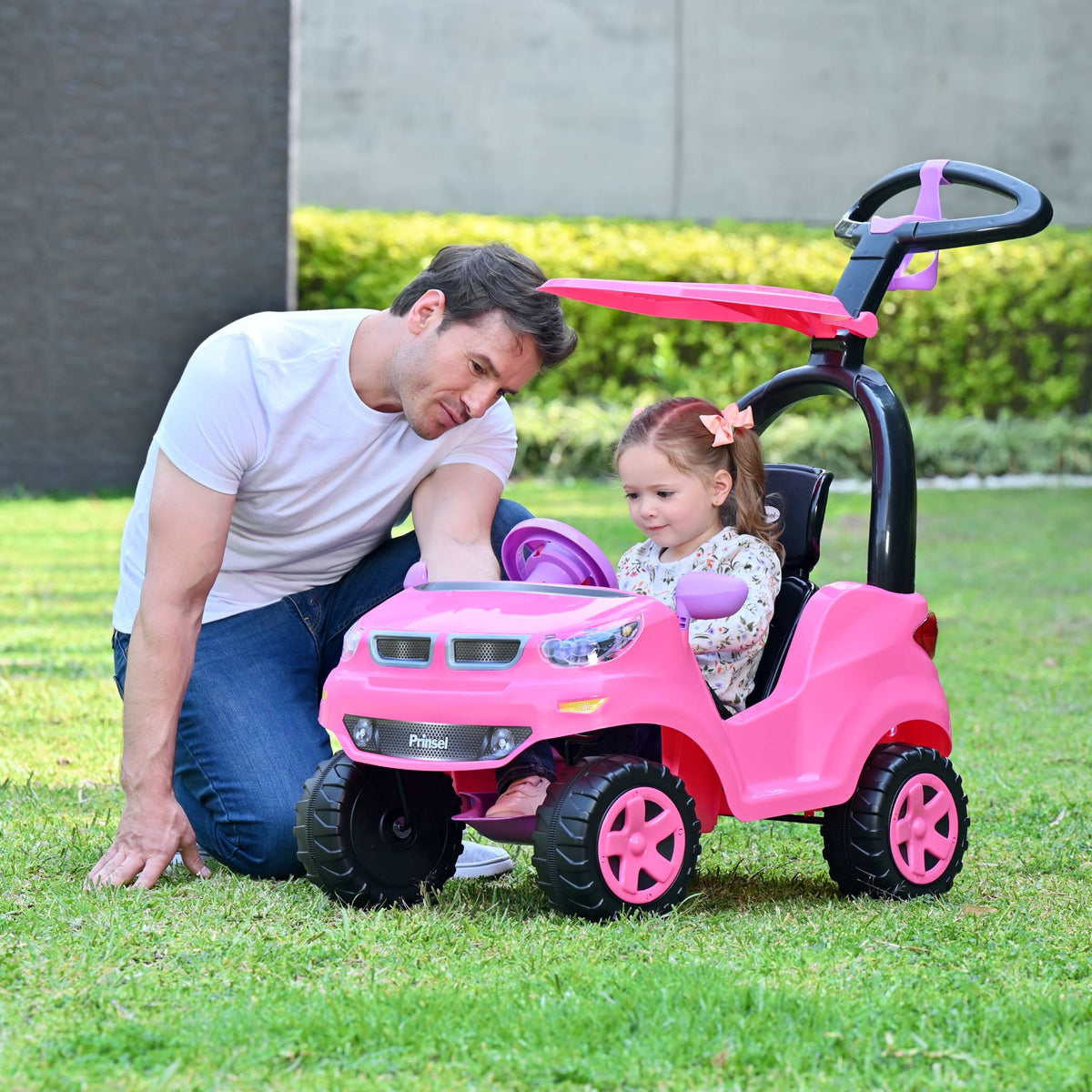 Push car store girl