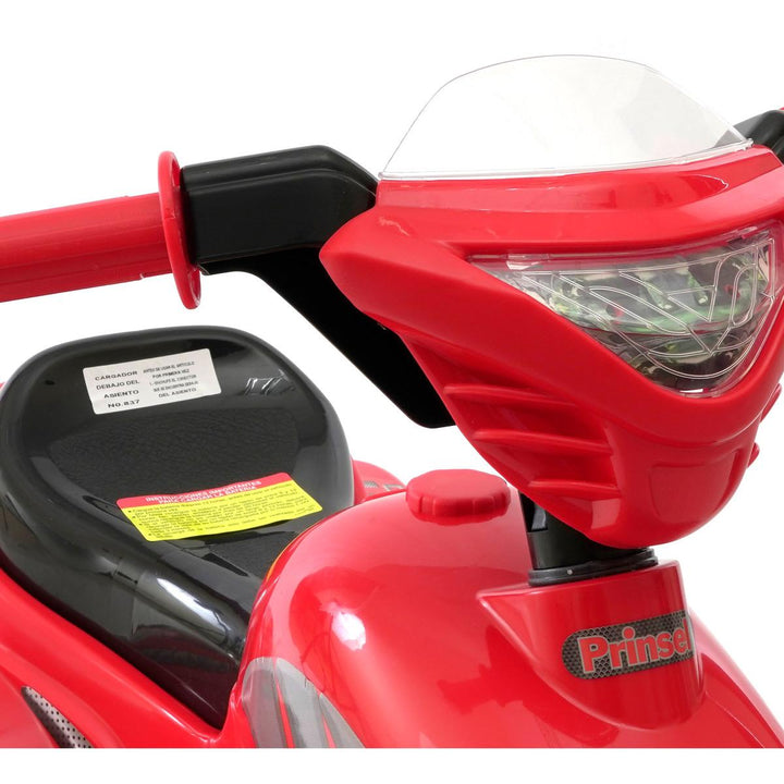 Moto Eléctrica Prinsel  Mini Quad Rojo